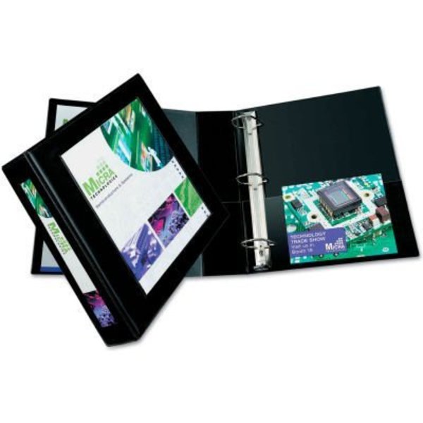 Avery Dennison Avery® Framed View Binder with One Touch EZD Rings, 2" Capacity, Black 68032